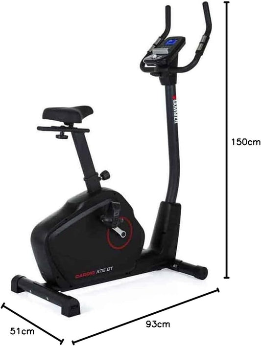 Hammer Cardio XT6/XT7 Ergometer Heimtrainer Fahrrad mit Bluetooth & App ✨