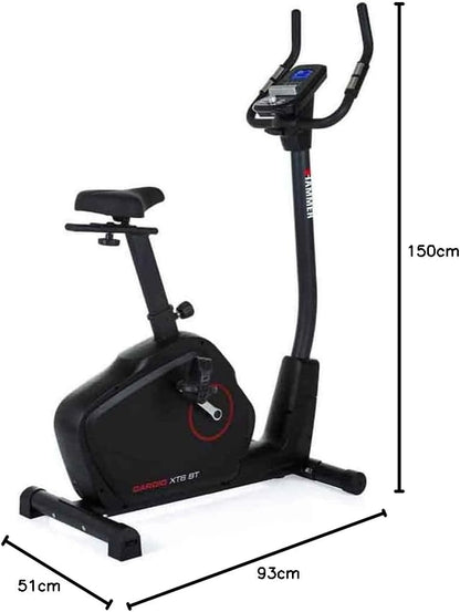 Hammer Cardio XT6/XT7 Ergometer Heimtrainer Fahrrad mit Bluetooth & App ✨