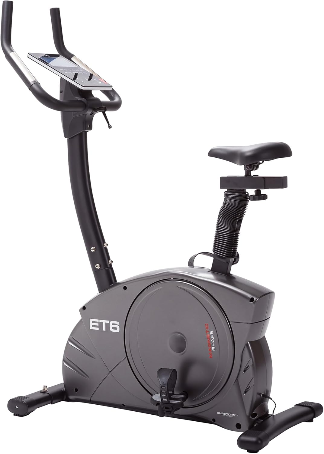 Christopeit ET 6: Ergometer mit 24 Stufen, 12 kg Bremssystem, 150 kg Traglast ✨