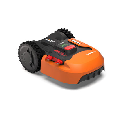 WORX Landroid Plus WR167E Mähroboter mit Begrenzungskabel für Gärten bis 700m² (AIA Navigation, App Steuerung, WLAN, Bluetooth und schwimmendem Mähwerk - max Steigung: 35%)