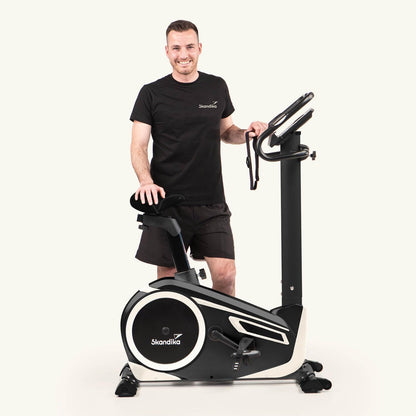 Skandika Morpheus: Ergometer mit App‑Steuerung, Pulsgurt und Tablethalter✨