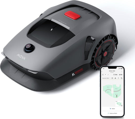 MOVA 1000 Mähroboter 1000 m², 3D-LiDAR & App-Steuerung