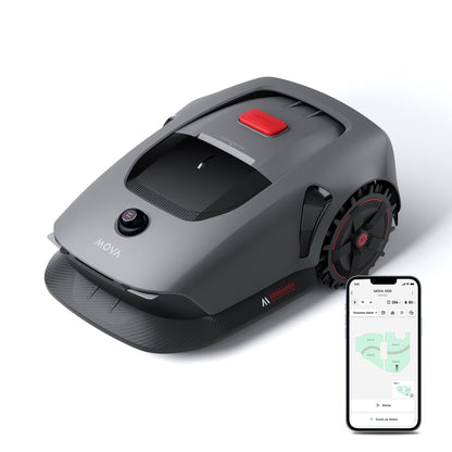MOVA 600 Kit, Rasenmäher Roboter mit 81x Ersatzmesser,3D-LiDAR kabellose Einrichtung & genaue Kartierung bis 600 m², Smarte Hindernisvermeidung, App-Steuerung, U-förmiges Schneiden