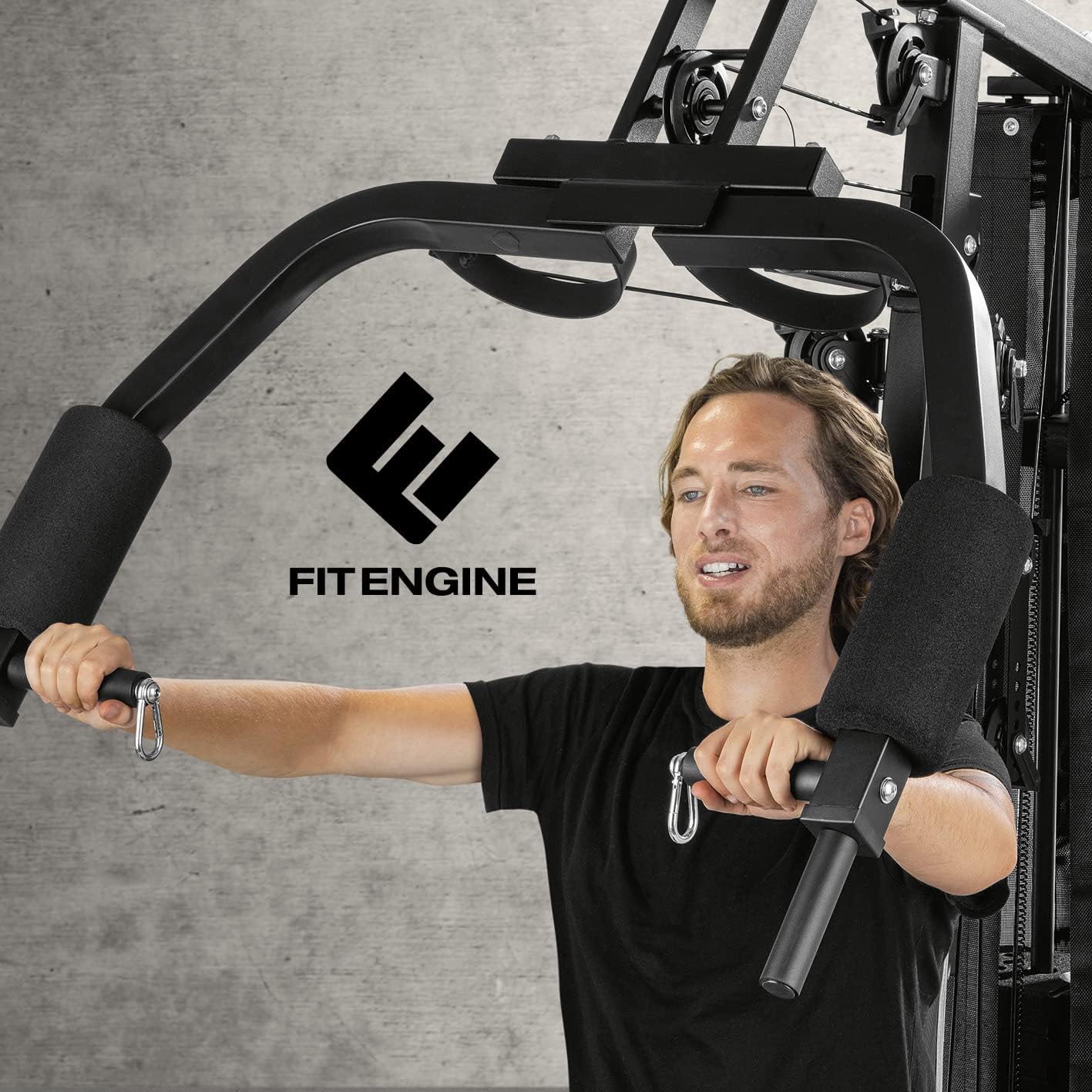 FitEngine Kraftstation: Komplettes Home Gym mit 67 kg Gewichten ✨