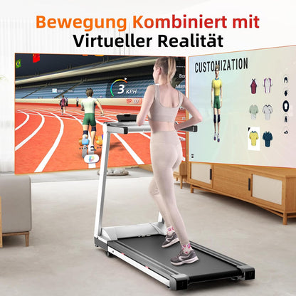 Superun Faltbares Heim-Laufband: Steigung, App & Trainingskurse✨