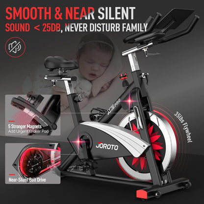 JOROTO X2: Leises Heimtrainer-Ergometer mit LCD-Monitor ✨
