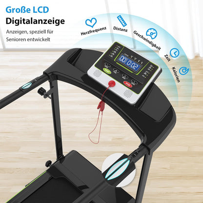 CIIHI Senioren Laufband: Heimtrainer mit extra langen Handläufen für Senioren ✨