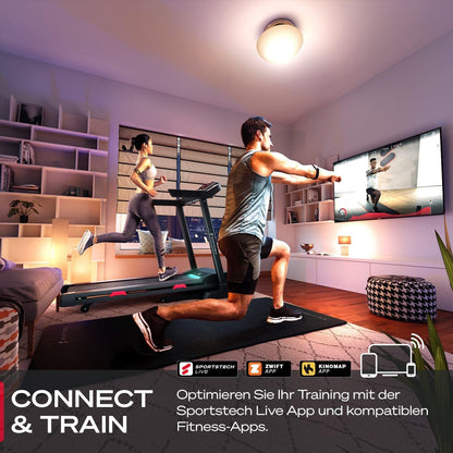 Sportstech F31s: Profi-Laufband, 4,5 PS, 16 km/h, Bluetooth & App✨