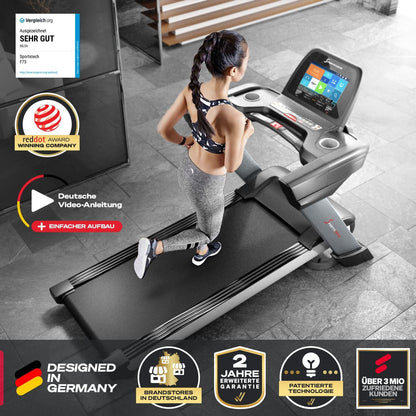 Sportstech F75: Profi-Laufband, klappbar, 7 PS, Android ✨