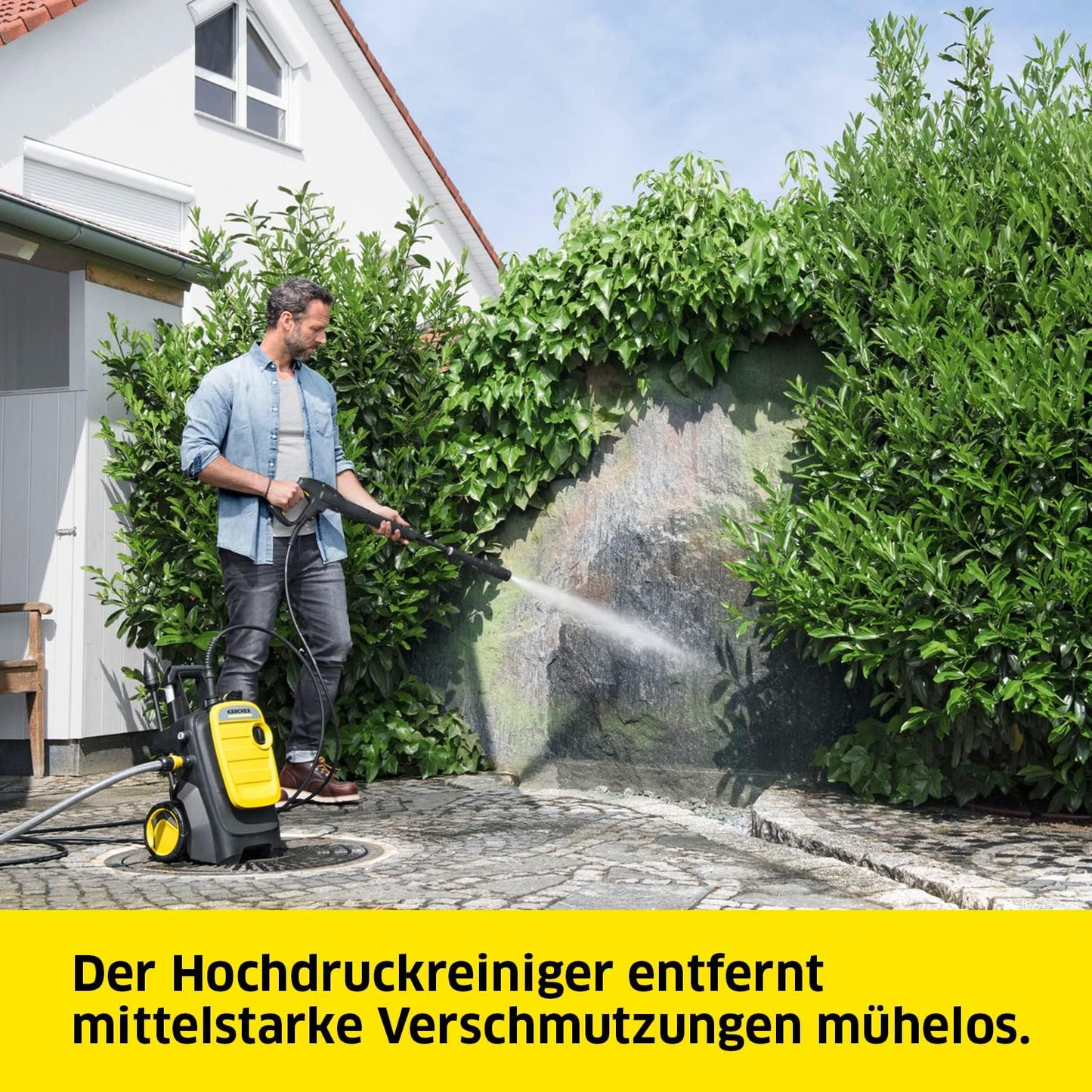 Kärcher K 5 Compact Home Hochdruckreiniger, 145 bar, Flächenreiniger T5