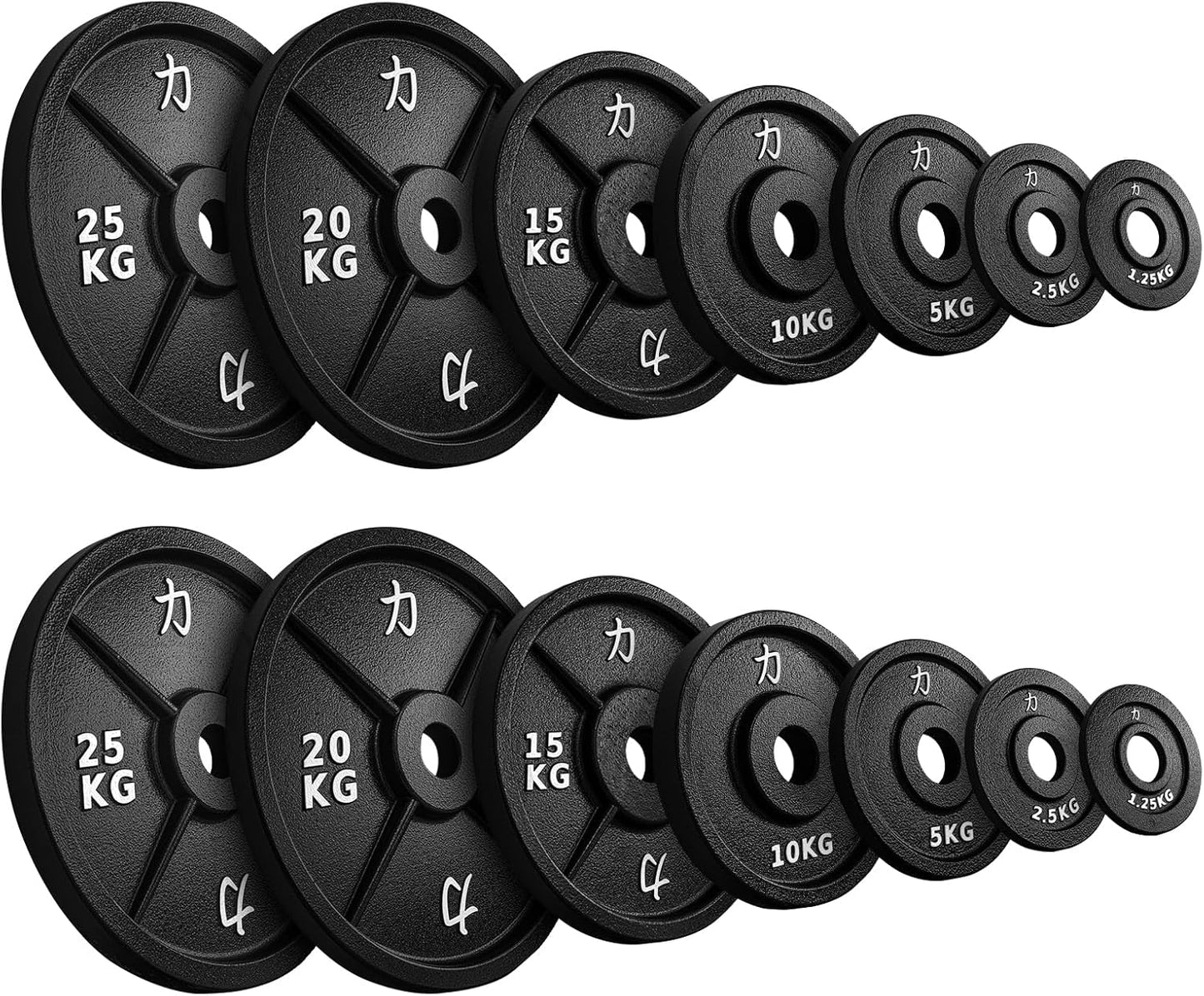 Strength Shop Gusseisen Hantelscheiben: Robuste 50mm Gewichtsscheiben für Langhantel ✨