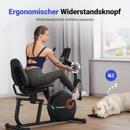 MERACH Liegeergometer: Heimtrainer mit Bluetooth und verstellbarer Rückenlehne ✨