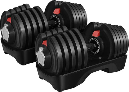Yaheetech Verstellbare Hantel: 12/16‑in‑1 Schnellverstellung fürs Home‑Gym-1