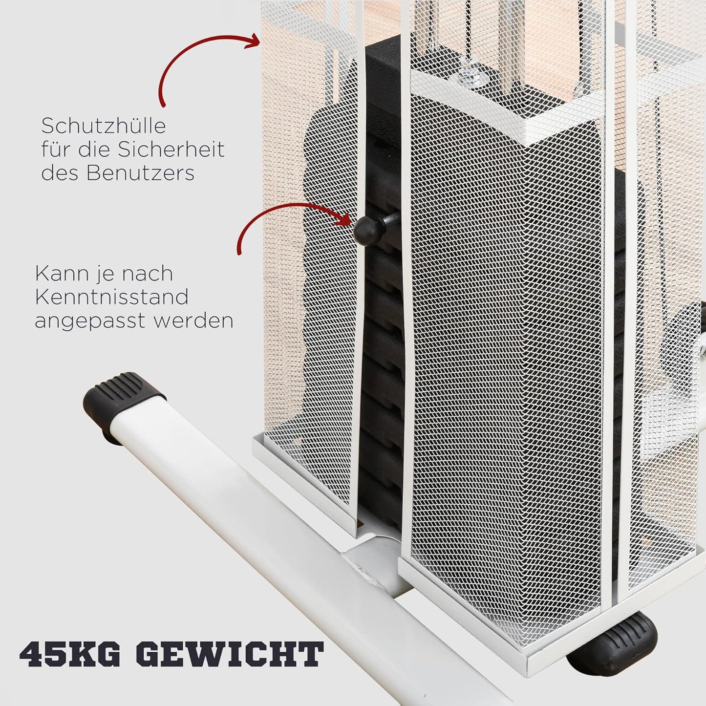 HOMCOM Multistation: Kraftstation mit Latzug, Butterfly & 45 kg Gewichten ✨